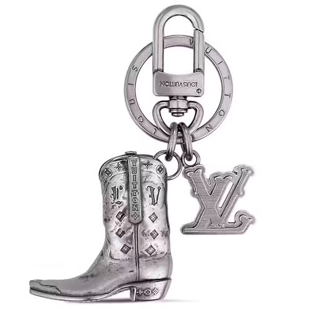 Louis Vuitton Cowboy Boot and LV Charm Keyring